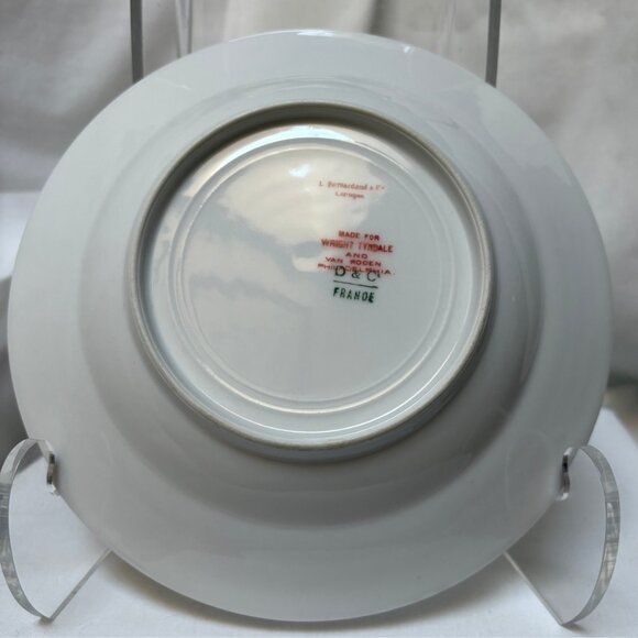 Vintage Limoges Bowl/Saucer - L. Bernardaud & Co -The Fontenay Pattern - Picture 3 of 6